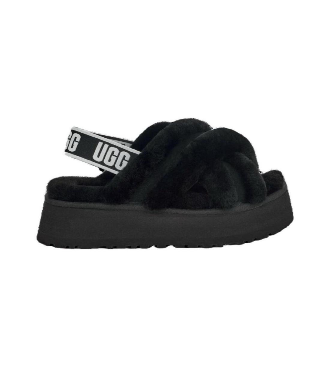 UGG AUSTRALIA Черные сандалии, фото 1