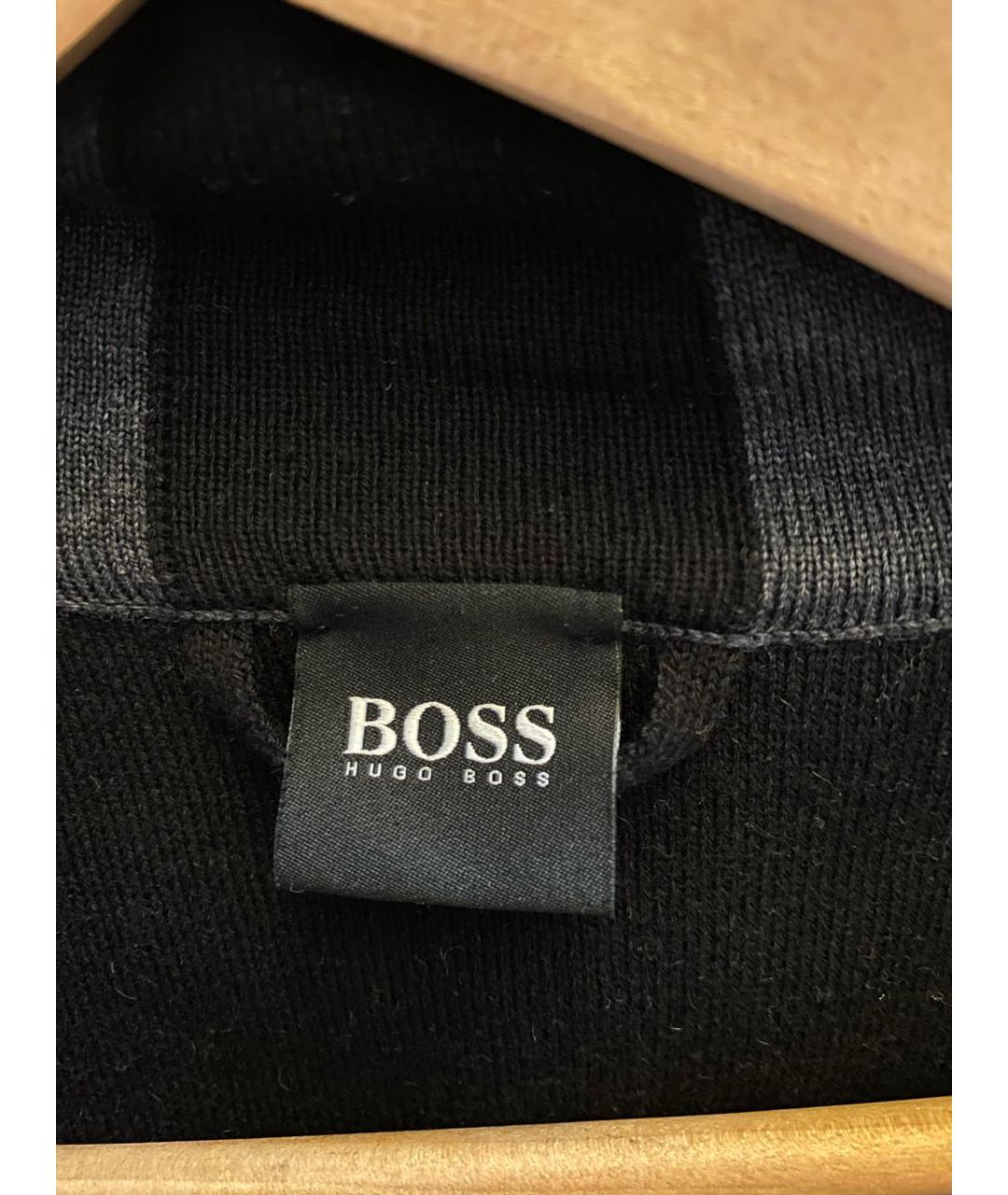 HUGO BOSS Антрацитовый шерстяной жакет/пиджак, фото 5