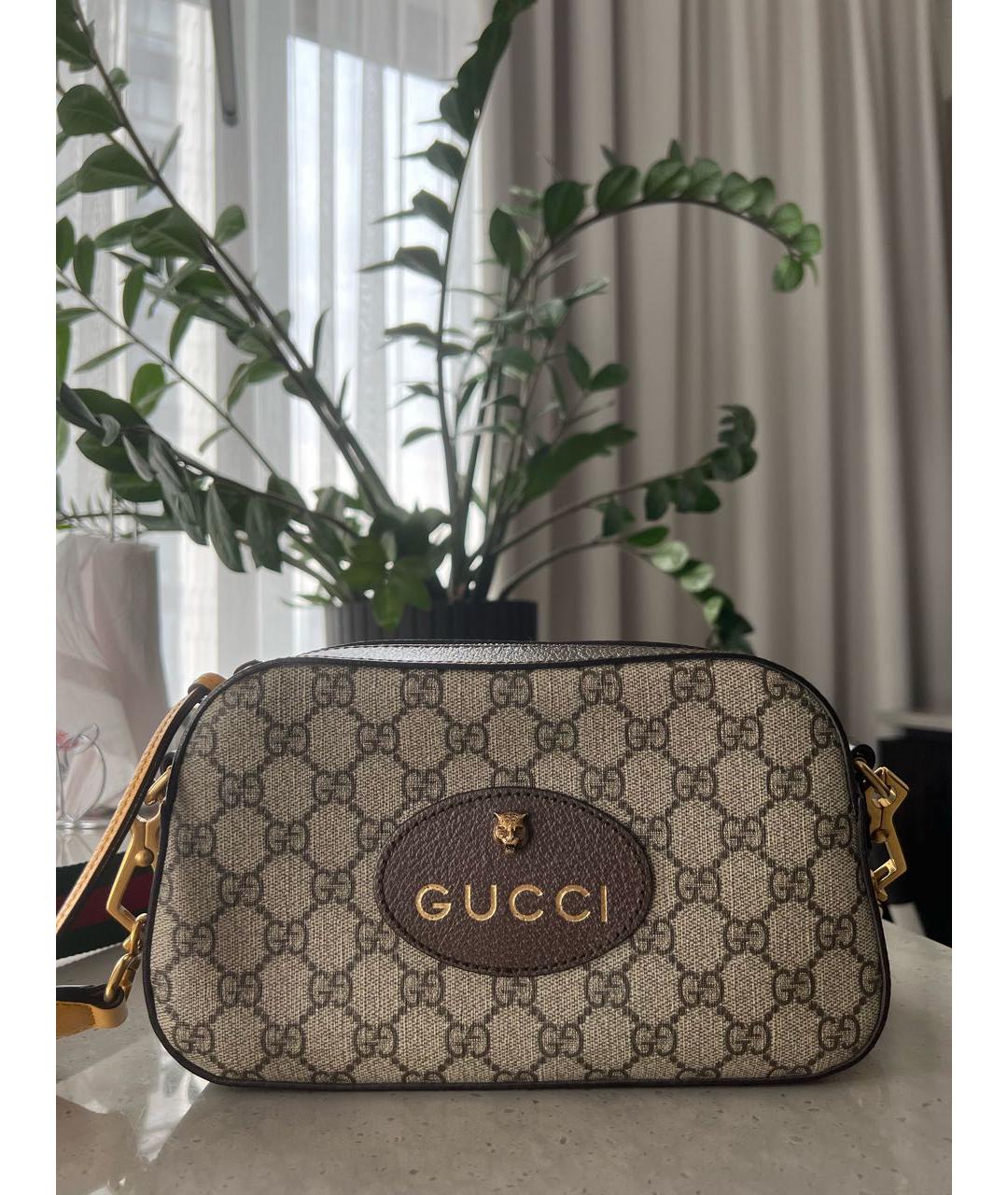 GUCCI Коричневая сумка через плечо, фото 3