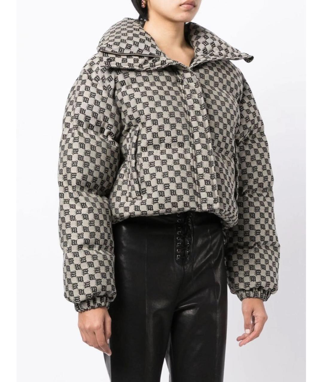 MISBHV Бежевый полиэстеровый пуховик, фото 7