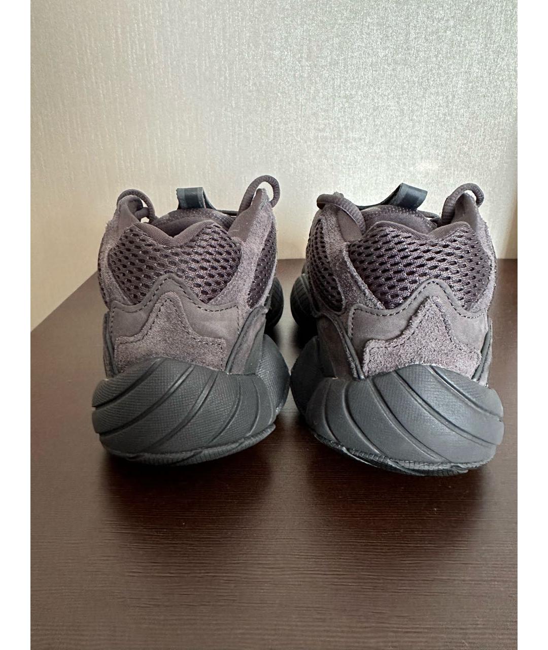 ADIDAS YEEZY Черные замшевые кроссовки, фото 4