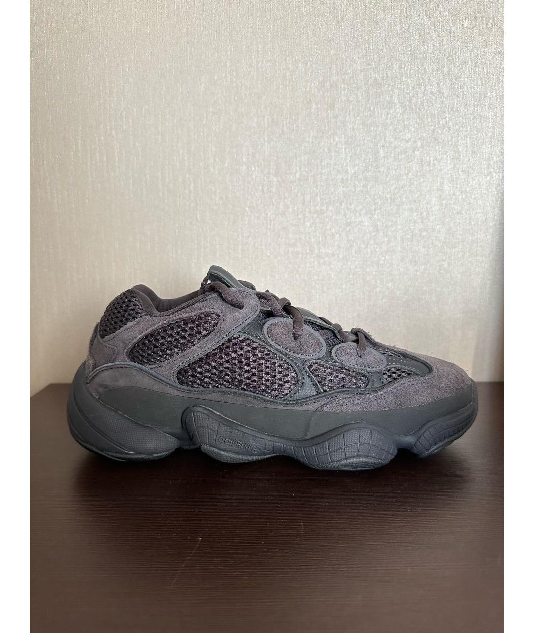 ADIDAS YEEZY Черные замшевые кроссовки, фото 5