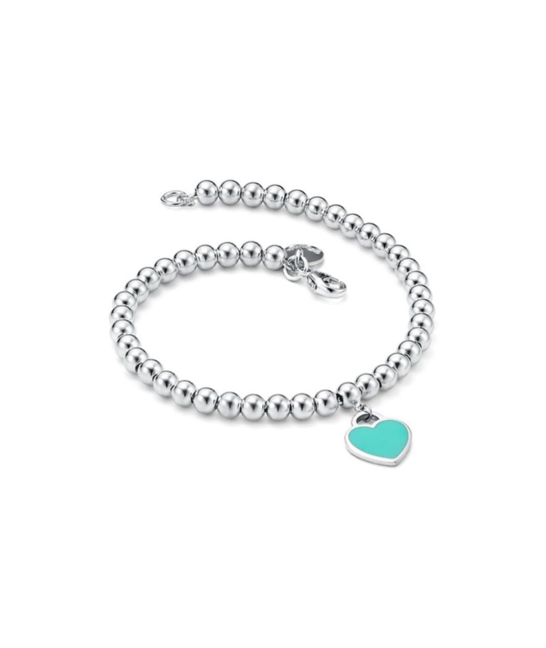 TIFFANY&CO Бирюзовый серебряный браслет, фото 2