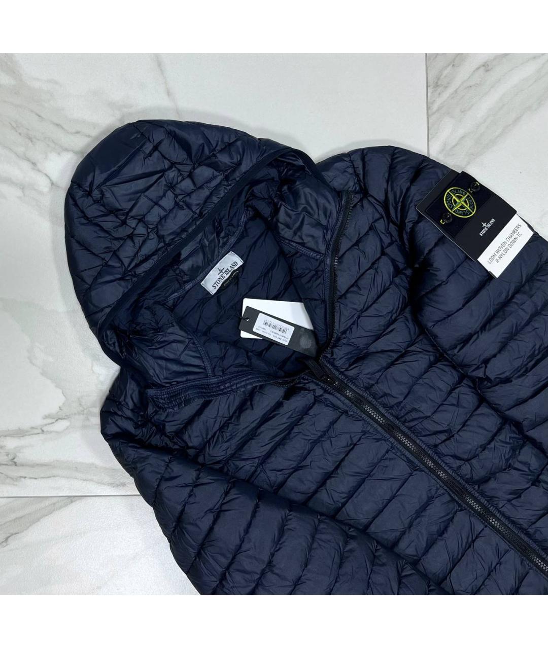 STONE ISLAND Темно-синяя куртка, фото 2