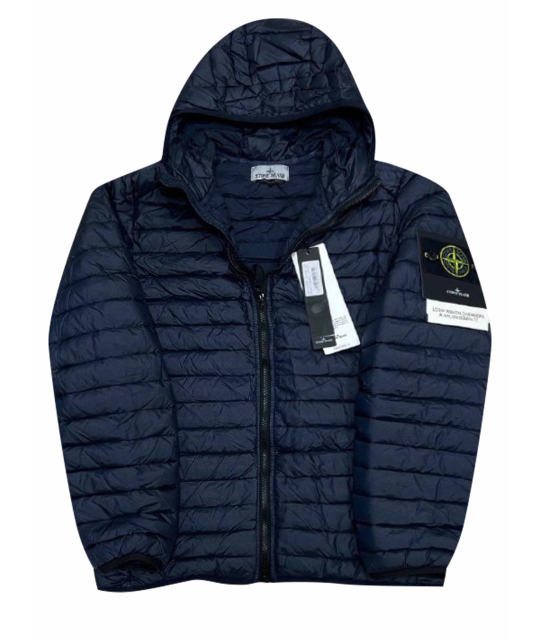 STONE ISLAND Темно-синяя куртка, фото 1