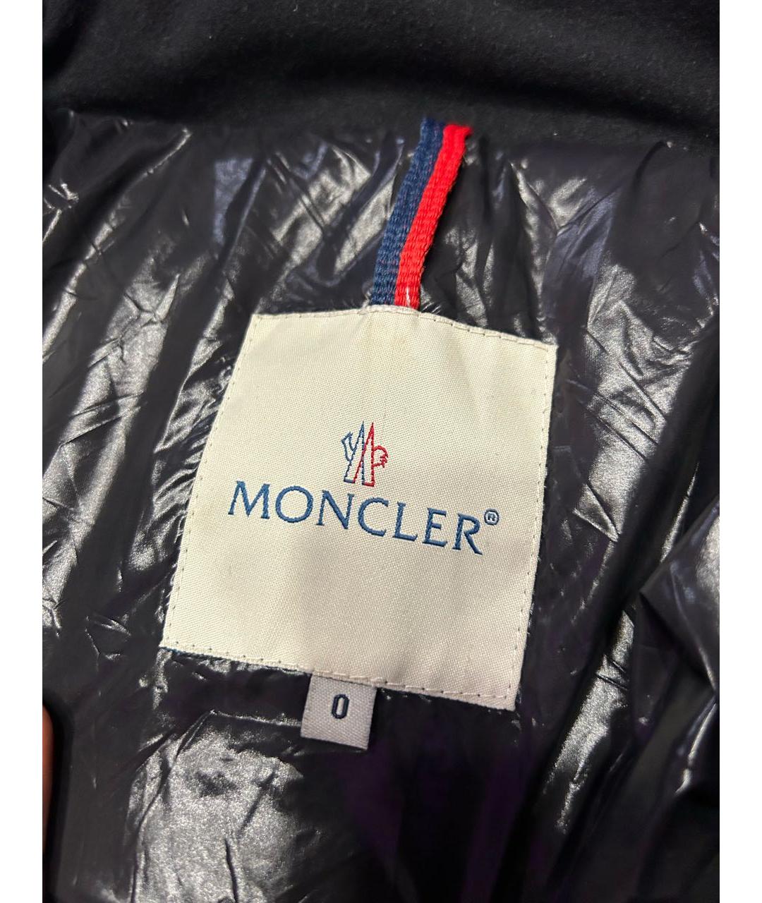 MONCLER Фиолетовый полиэстеровый пуховик, фото 8