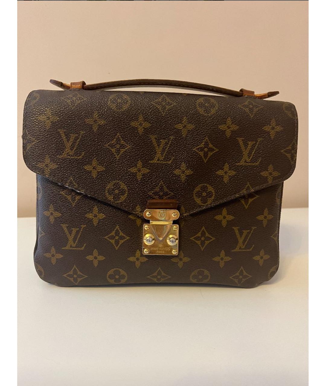 LOUIS VUITTON Коричневая сумка через плечо, фото 9