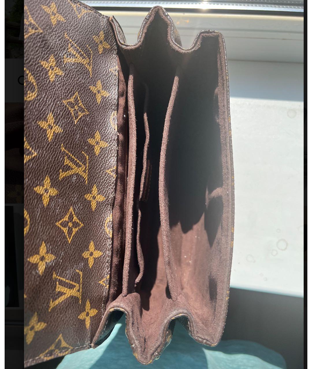 LOUIS VUITTON Коричневая сумка через плечо, фото 8