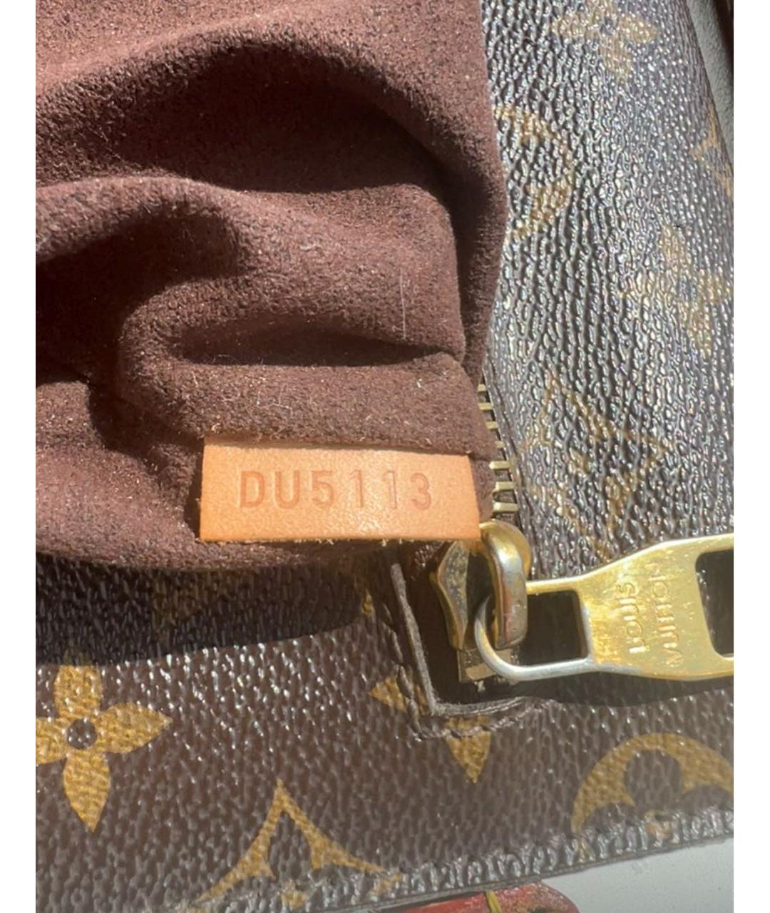 LOUIS VUITTON Коричневая сумка через плечо, фото 4