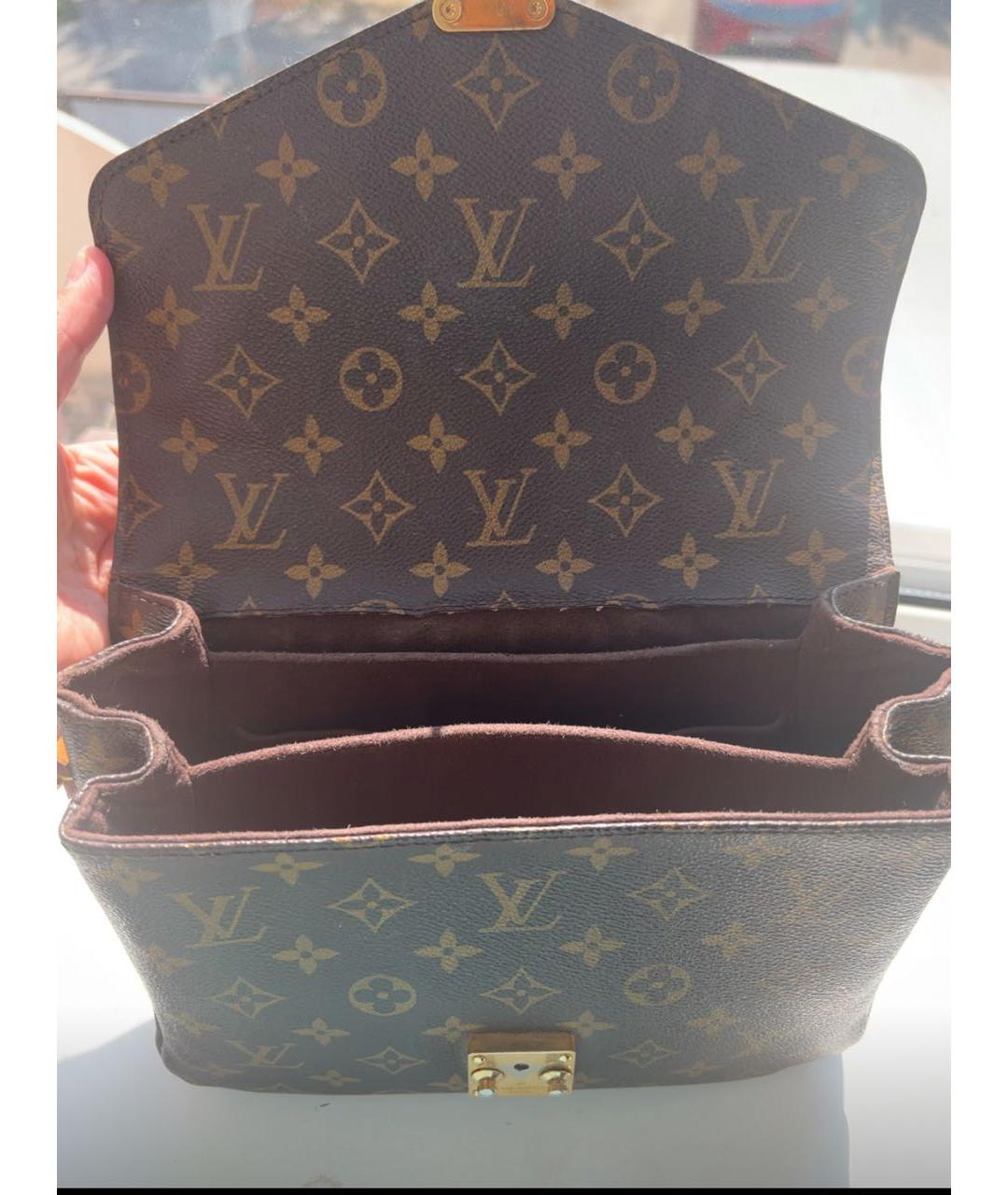 LOUIS VUITTON Коричневая сумка через плечо, фото 2
