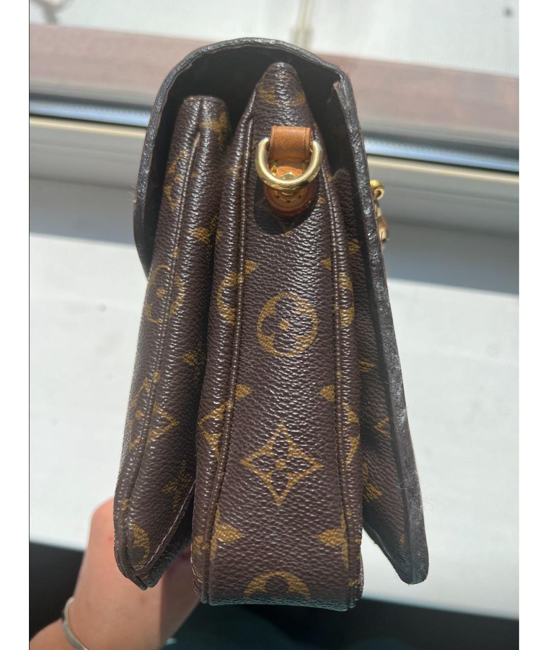 LOUIS VUITTON Коричневая сумка через плечо, фото 6