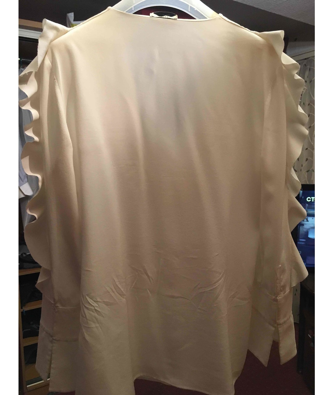 FENDI Белая шелковая рубашка, фото 2