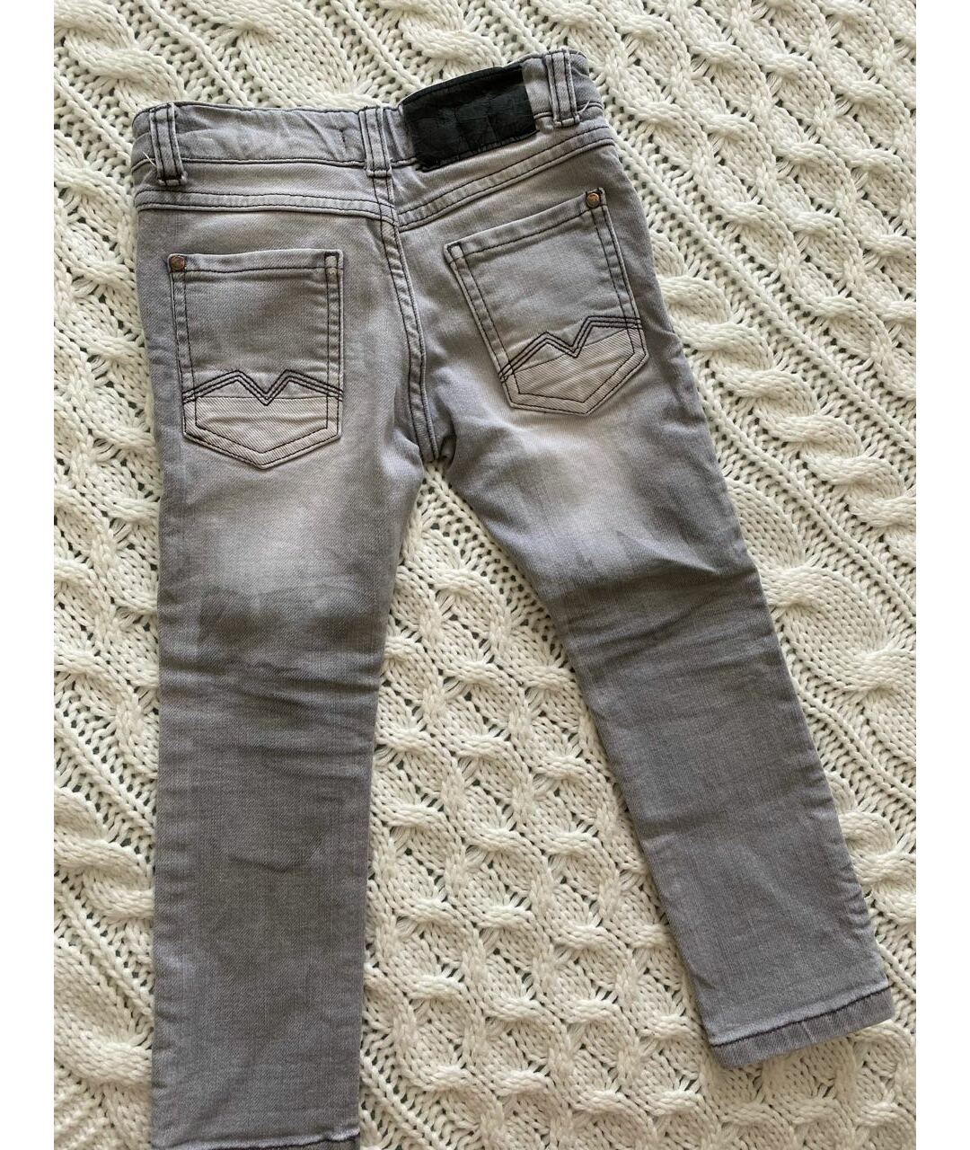 HUGO BOSS Серые хлопковые джинсы, фото 2