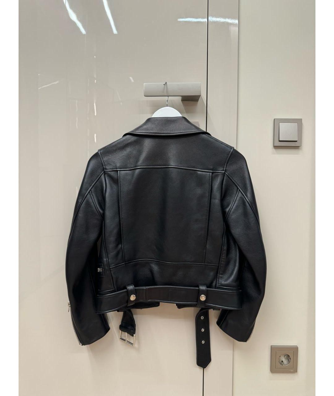 ACNE STUDIOS Черная кожаная куртка, фото 2