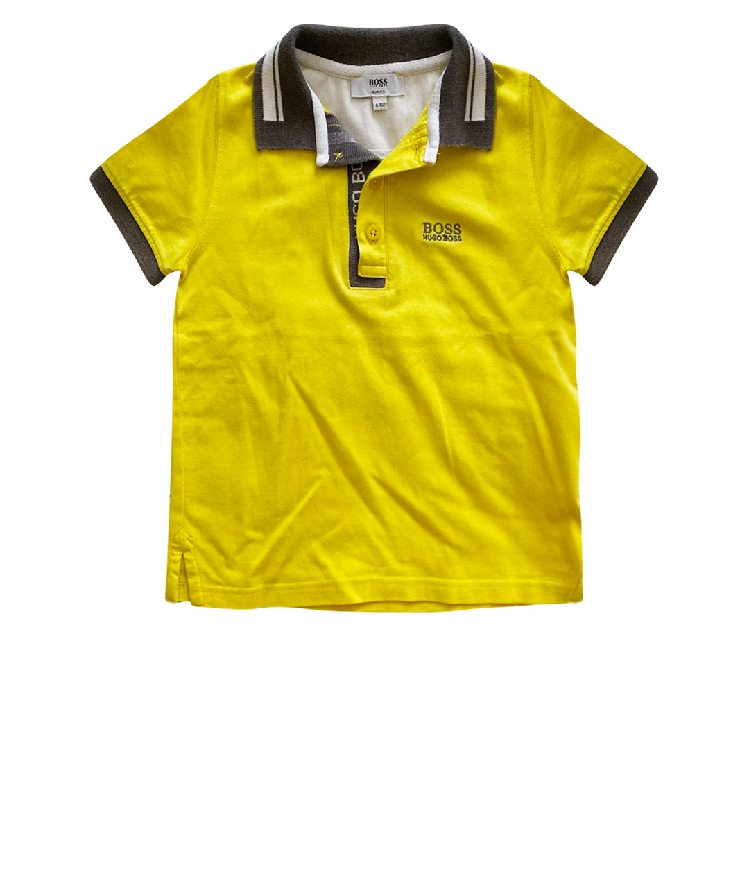 HUGO BOSS Желтая хлопковая детская футболка, фото 1