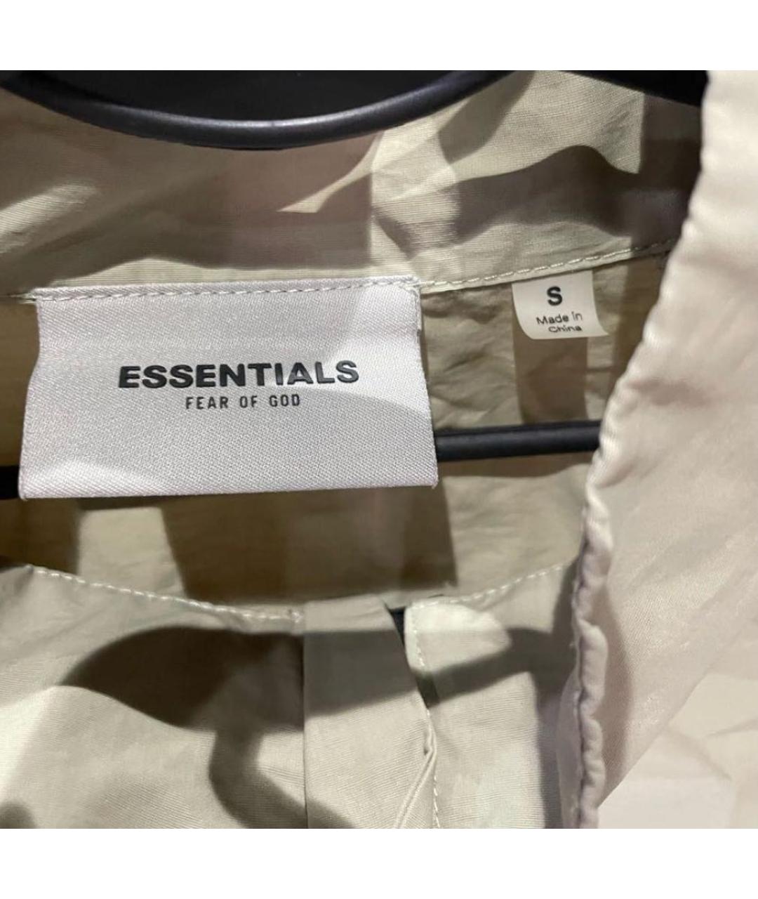 FEAR OF GOD ESSENTIALS Зеленая хлопковая куртка, фото 4