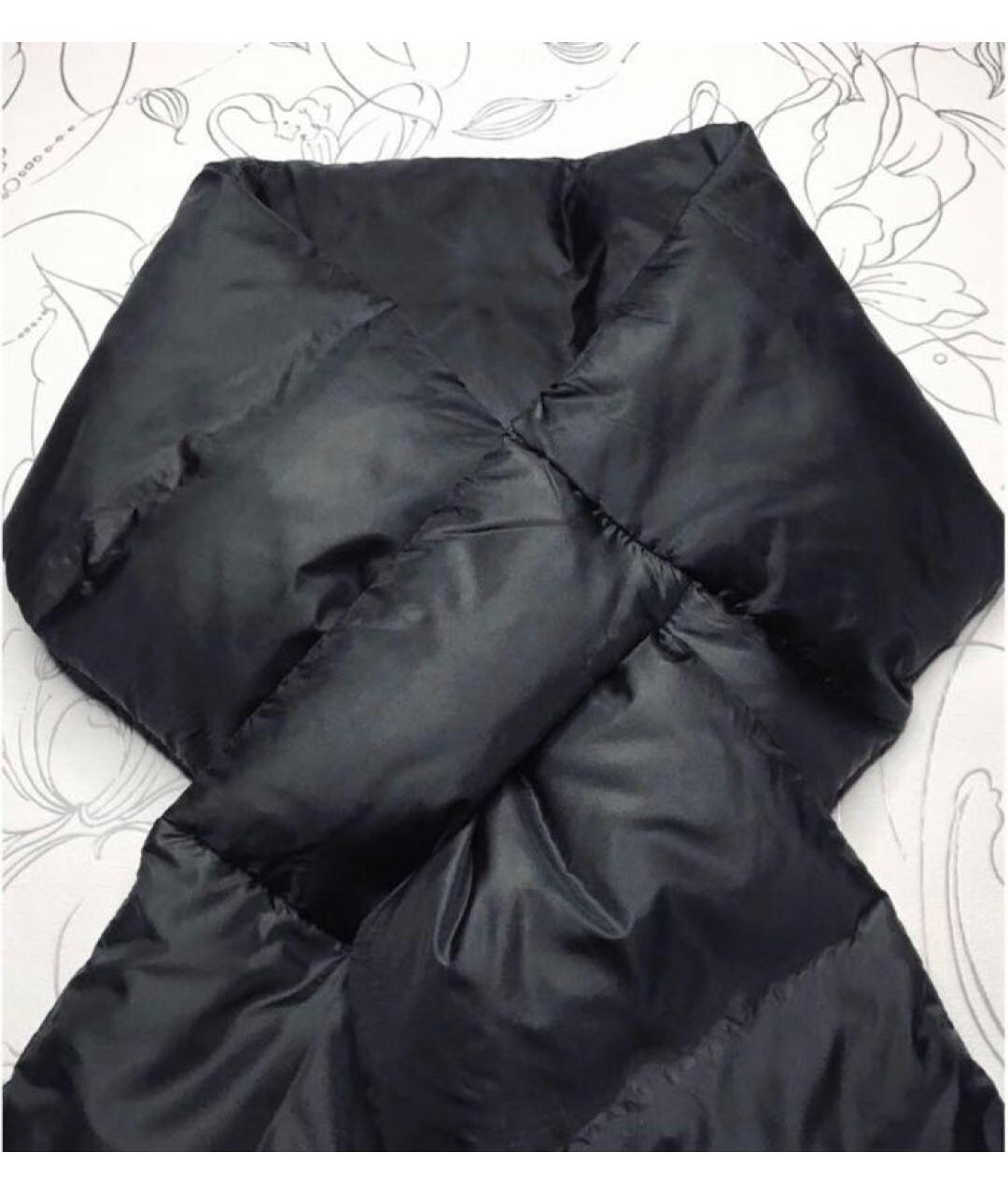 MAX MARA Черный шарф, фото 3