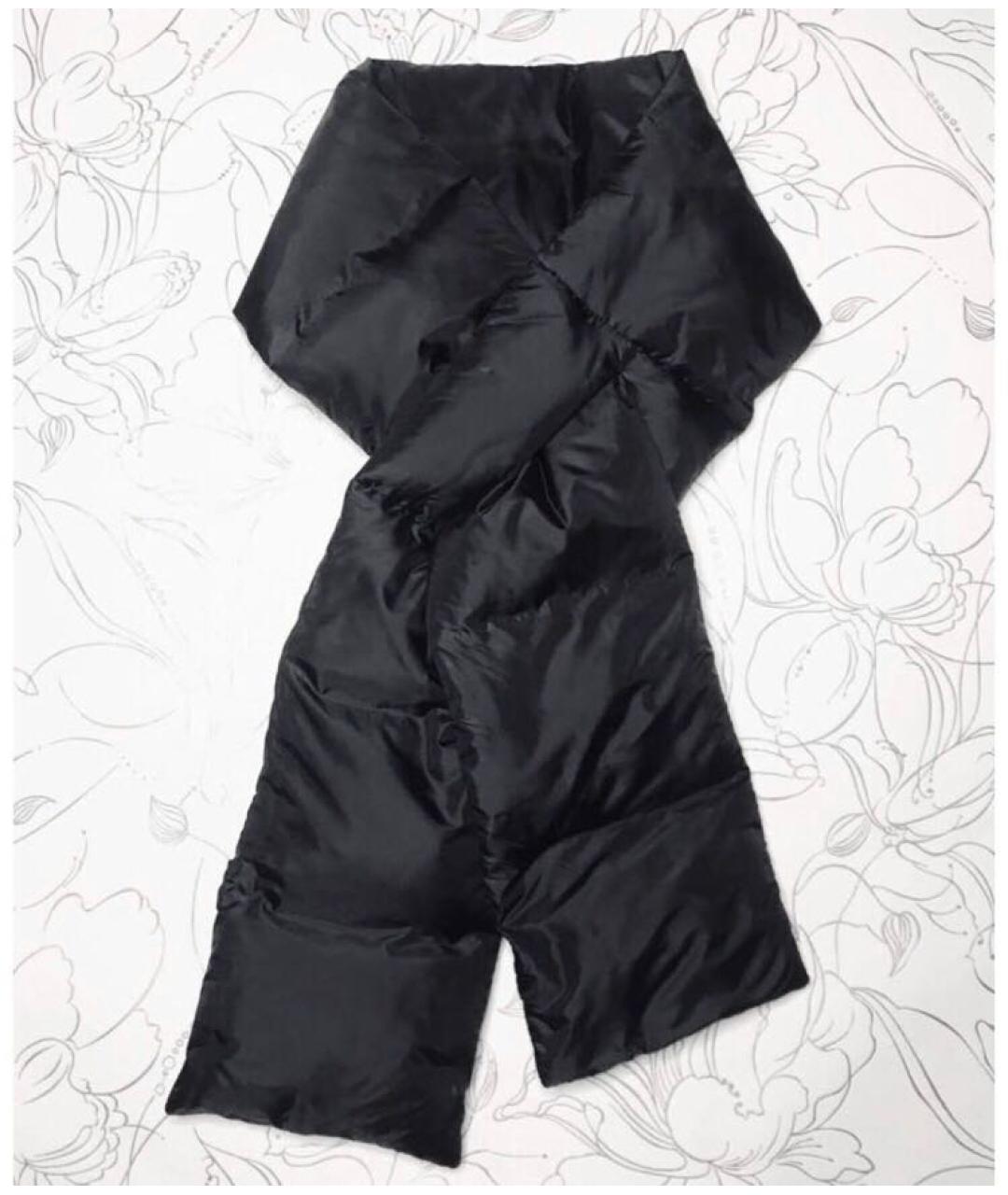 MAX MARA Черный шарф, фото 4