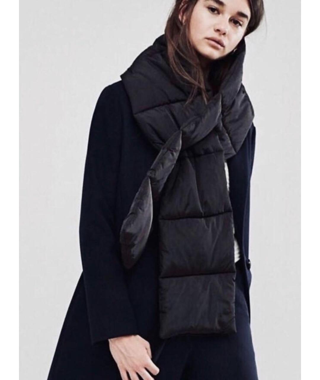 MAX MARA Черный шарф, фото 2