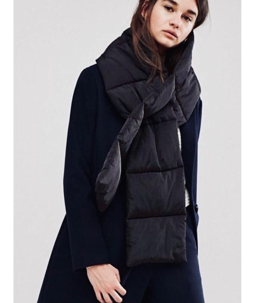 MAX MARA Черный шарф, фото 2