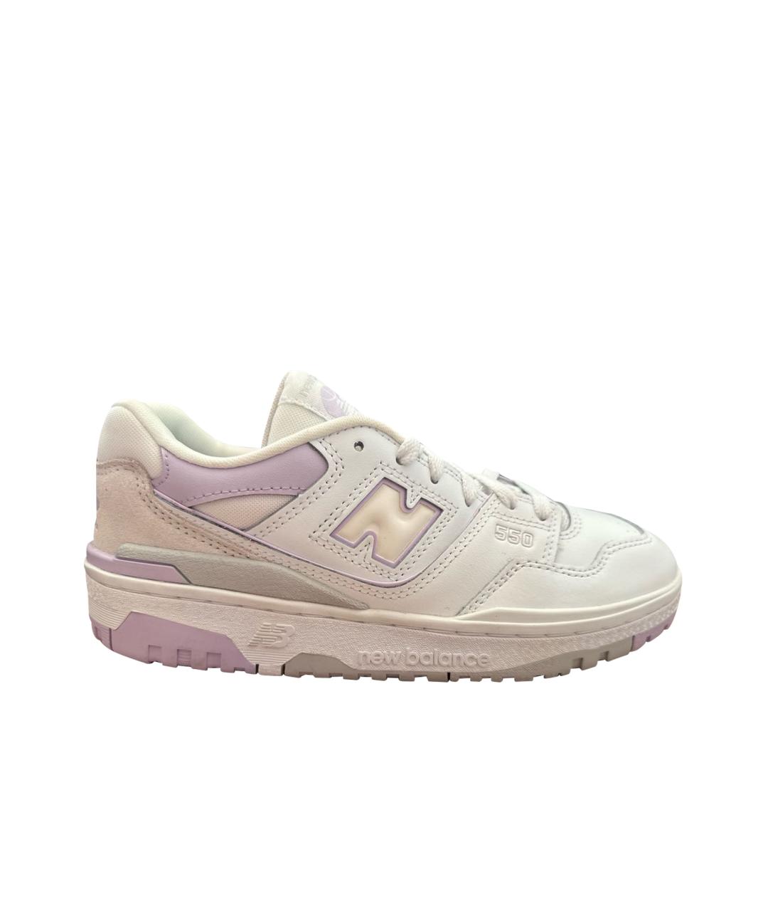 NEW BALANCE Белые кожаные кроссовки, фото 1