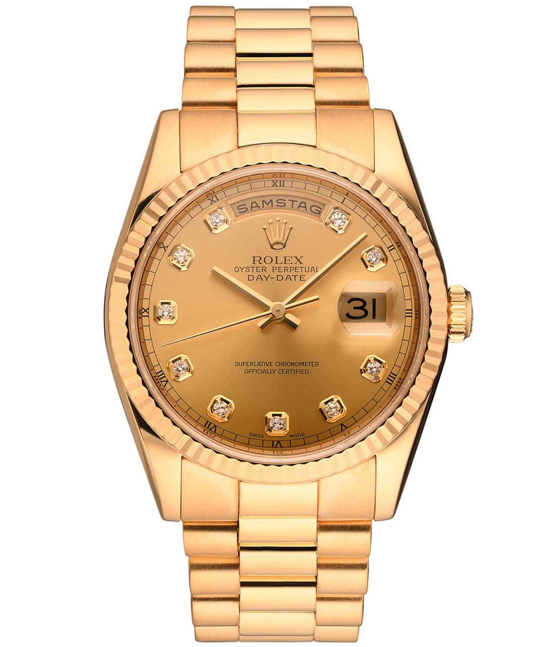 ROLEX Золотые часы из желтого золота, фото 1