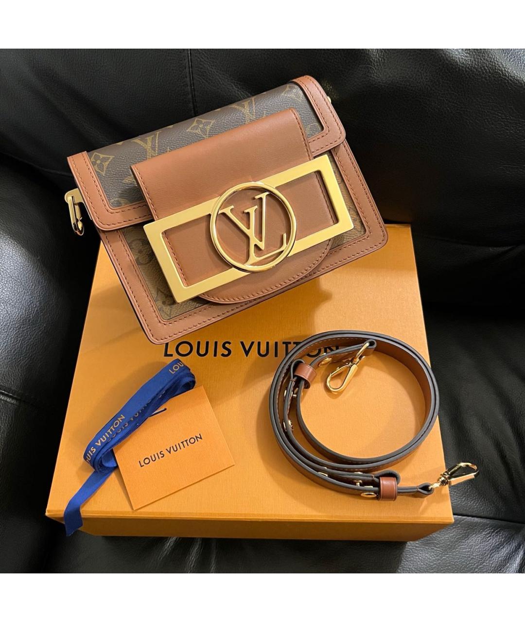 LOUIS VUITTON Коричневая сумка через плечо, фото 4