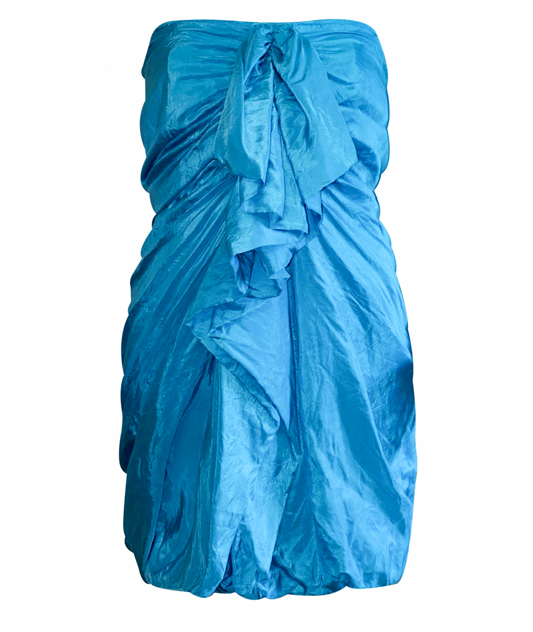 3.1 PHILLIP LIM Бирюзовое шелковое коктейльное платье, фото 1