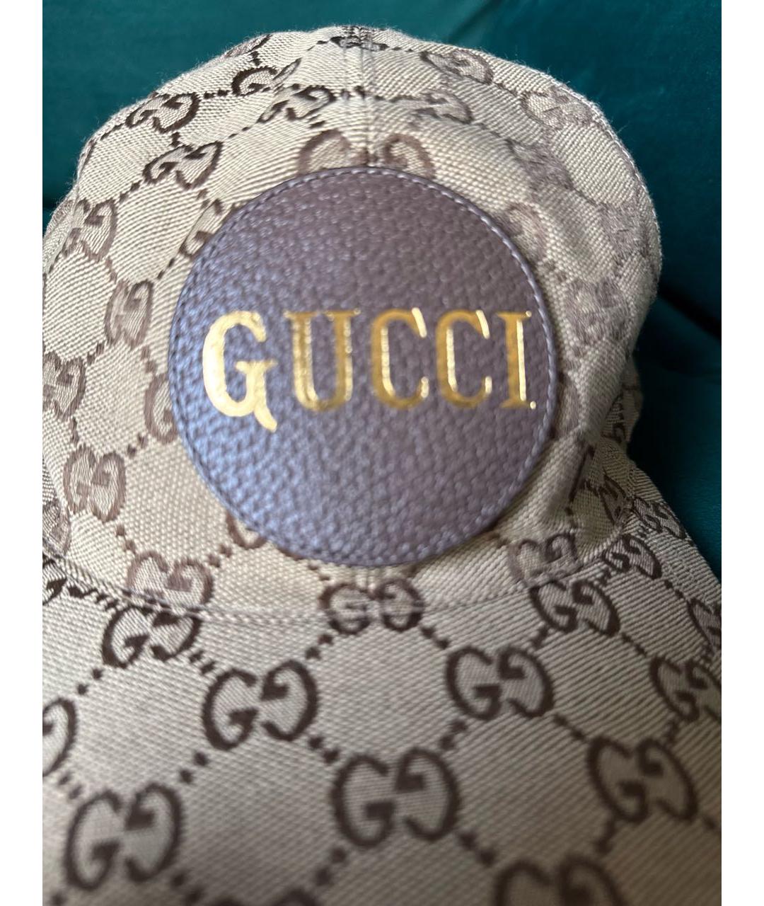 GUCCI Коричневая кепка, фото 4