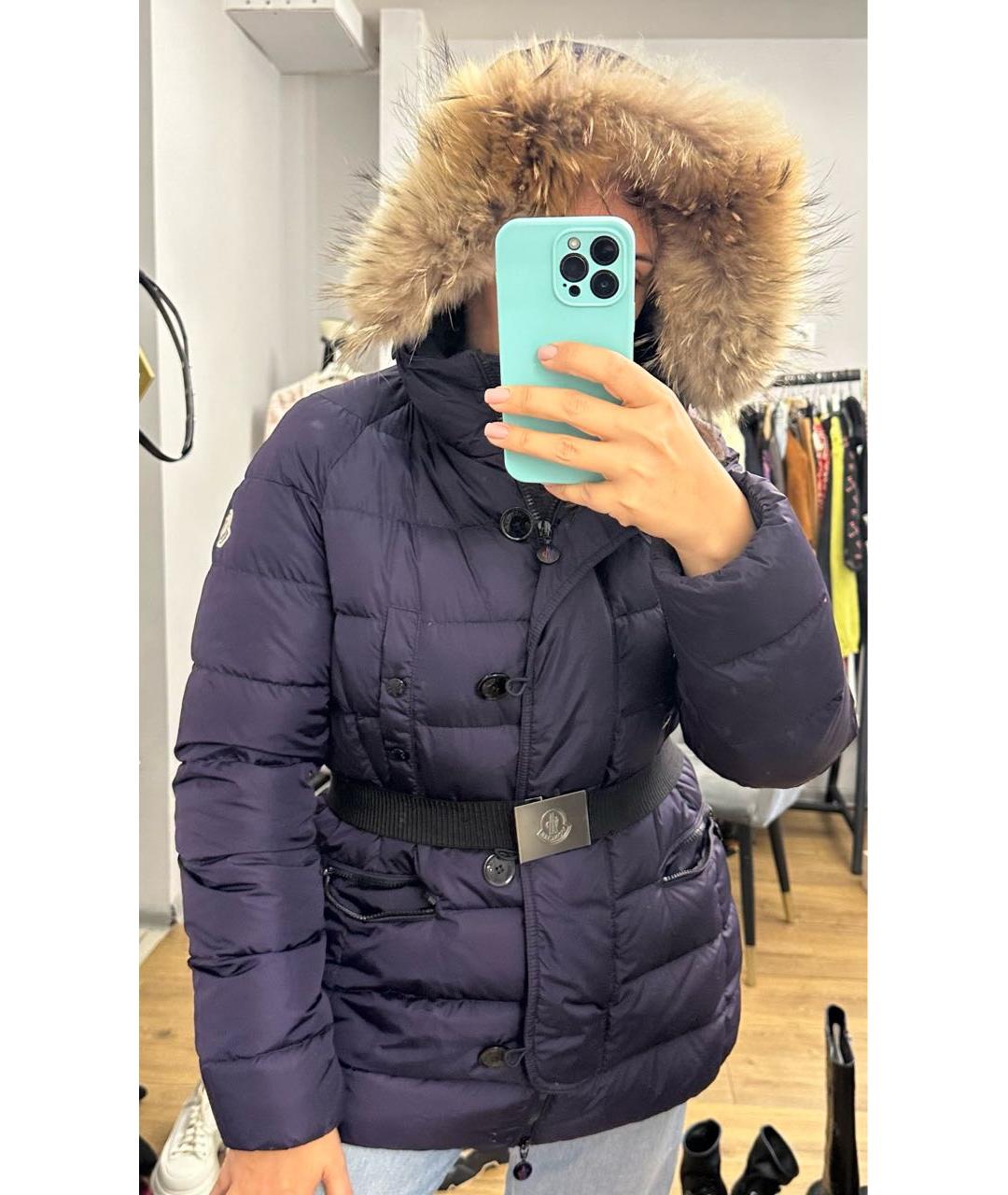 MONCLER Фиолетовый пуховик, фото 2