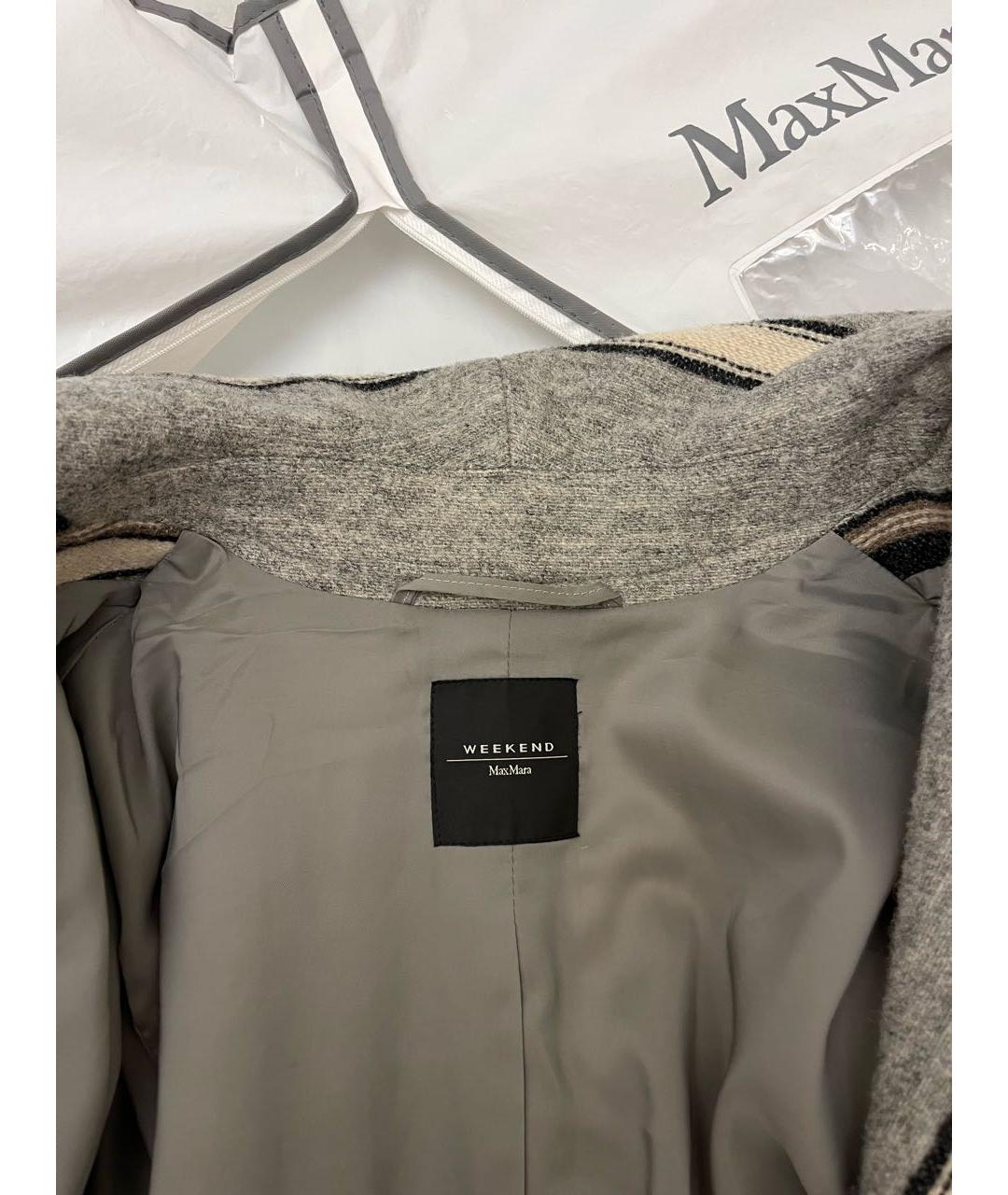 MAX MARA Бежевое шерстяное пальто, фото 5