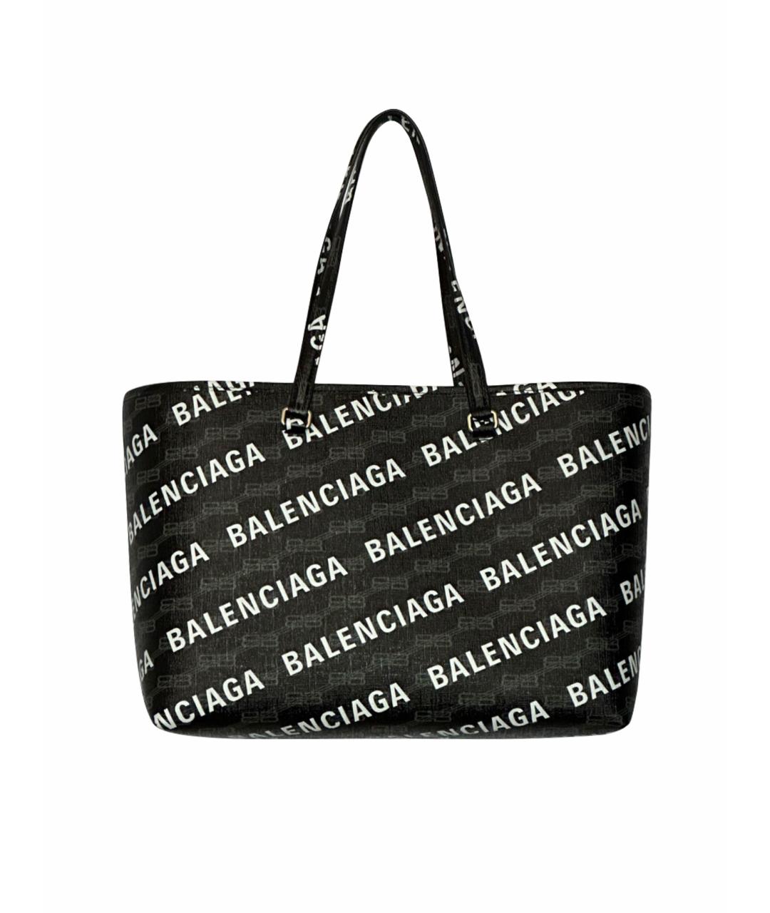 BALENCIAGA Черная сумка тоут, фото 1