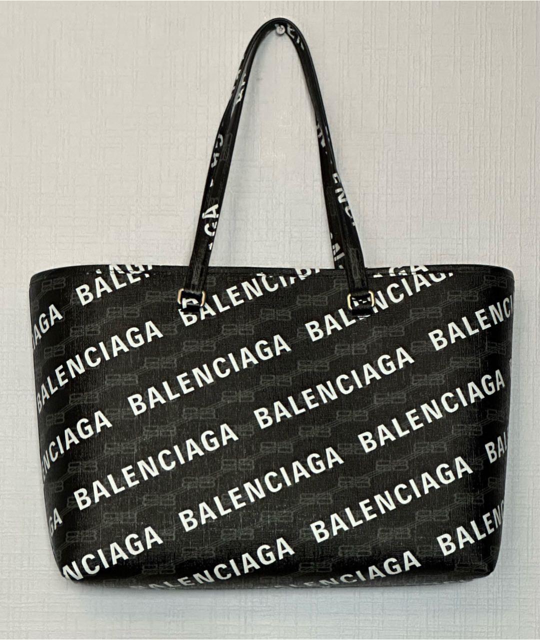 BALENCIAGA Черная сумка тоут, фото 9