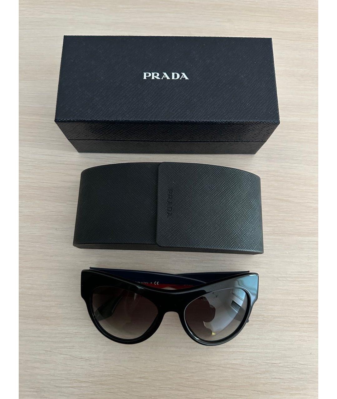 PRADA Мульти пластиковые солнцезащитные очки, фото 4