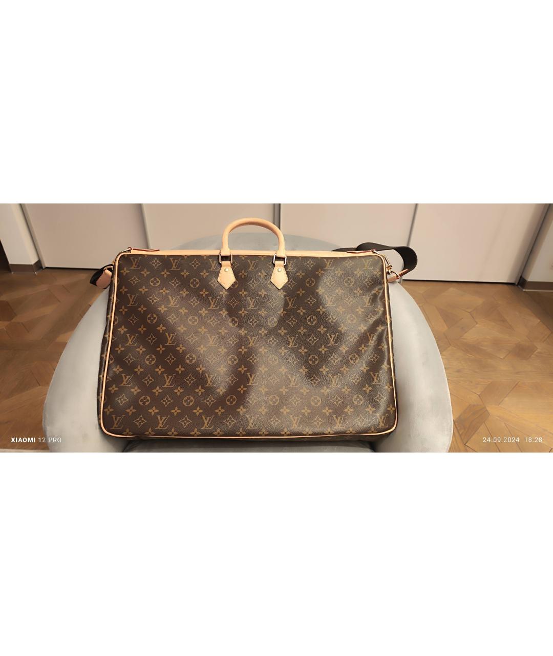 LOUIS VUITTON Коричневая дорожная/спортивная сумка, фото 5