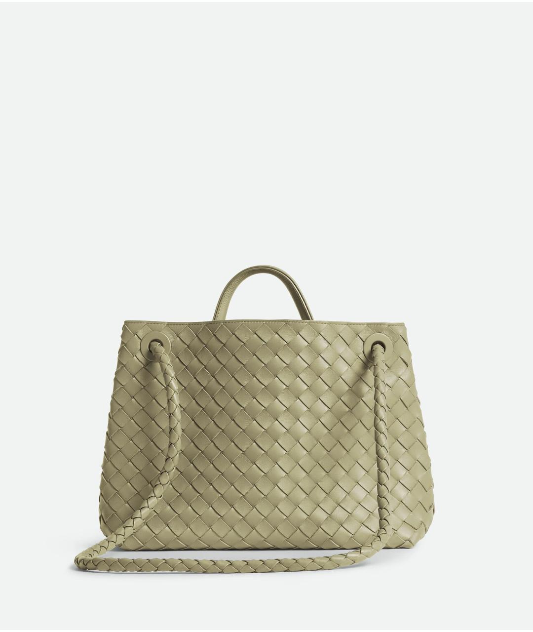 BOTTEGA VENETA Зеленая сумка тоут, фото 5