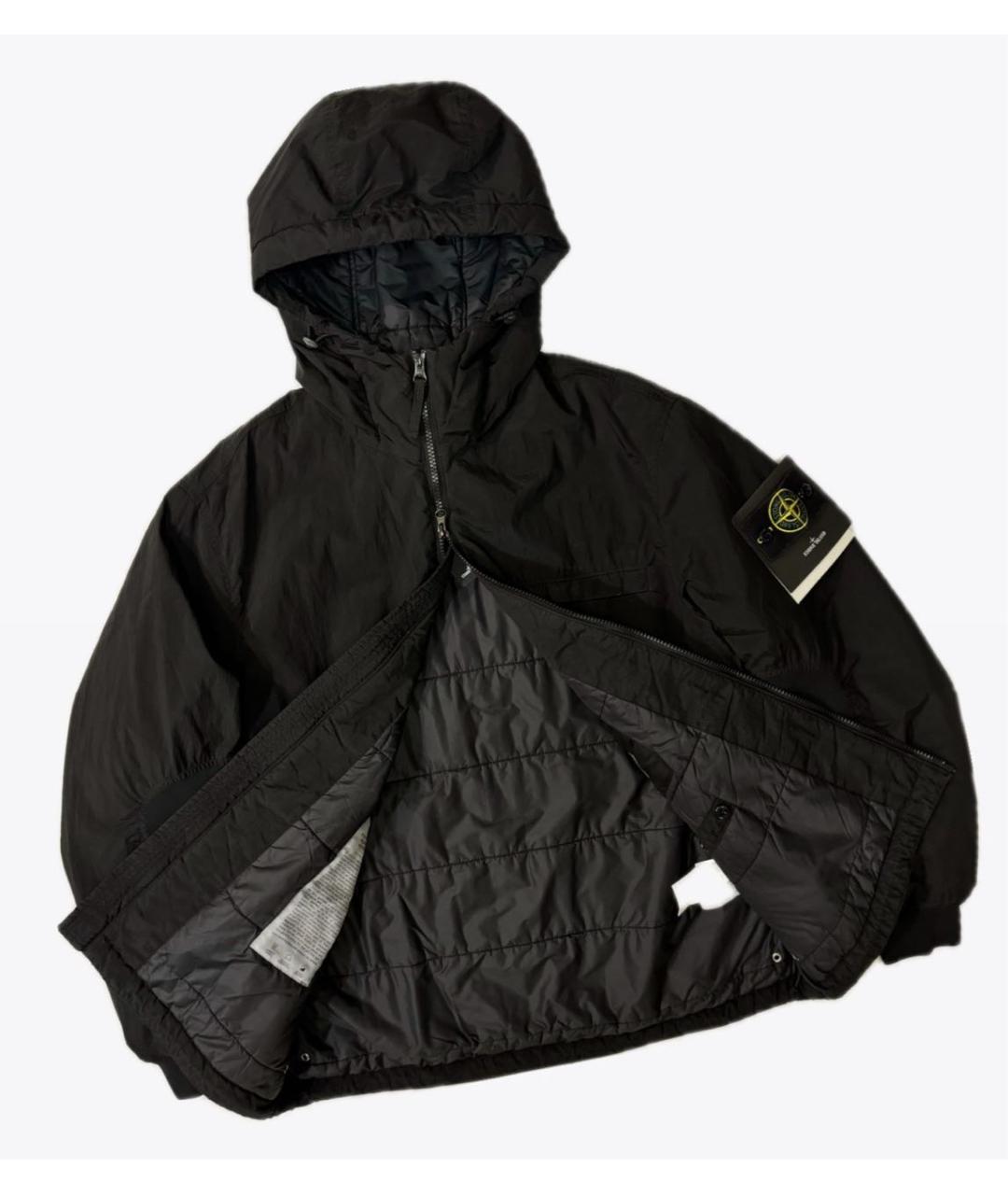 STONE ISLAND Черная куртка, фото 3