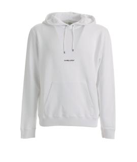 Saint laurent hoodie white sale