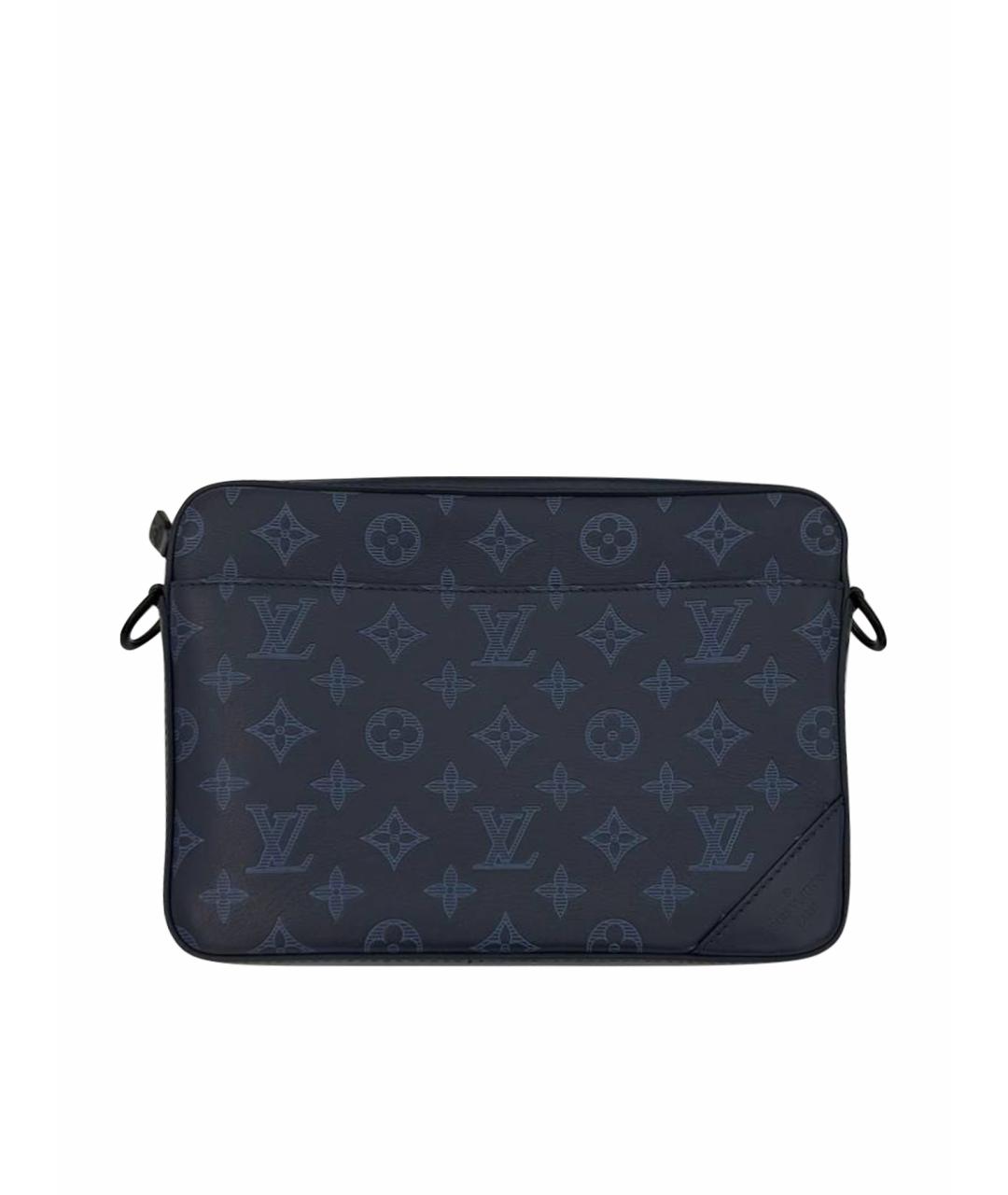 LOUIS VUITTON Синяя кожаная сумка на плечо, фото 1