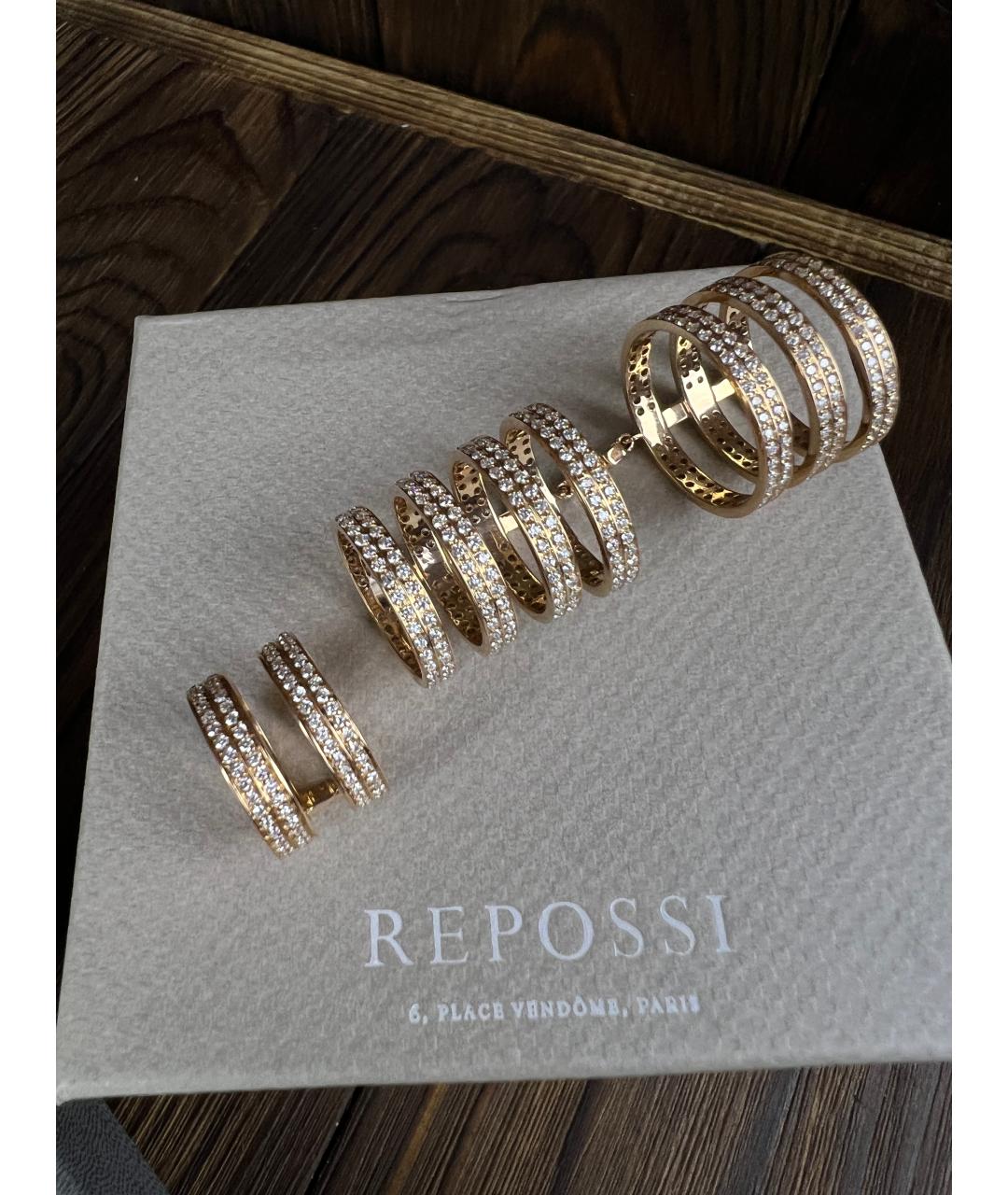 REPOSSI Золотое кольцо из розового золота, фото 6