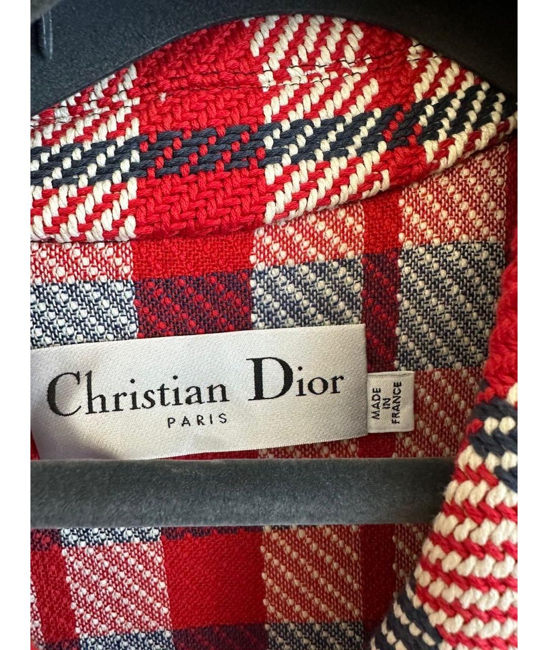 CHRISTIAN DIOR Красное пальто, фото 5