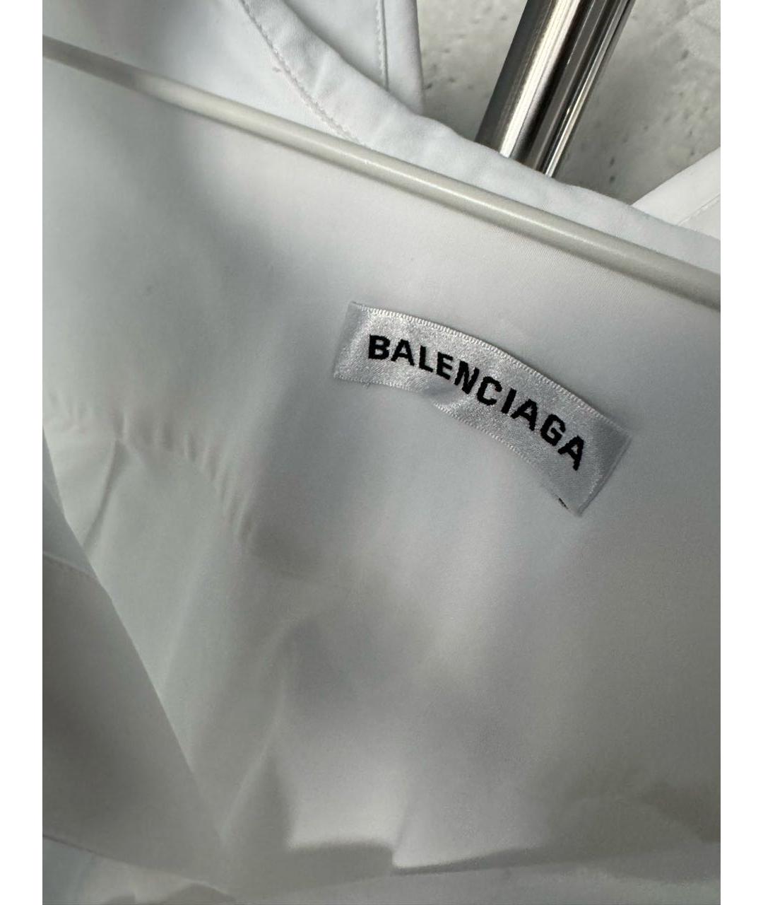 BALENCIAGA Белая хлопковая рубашка, фото 3