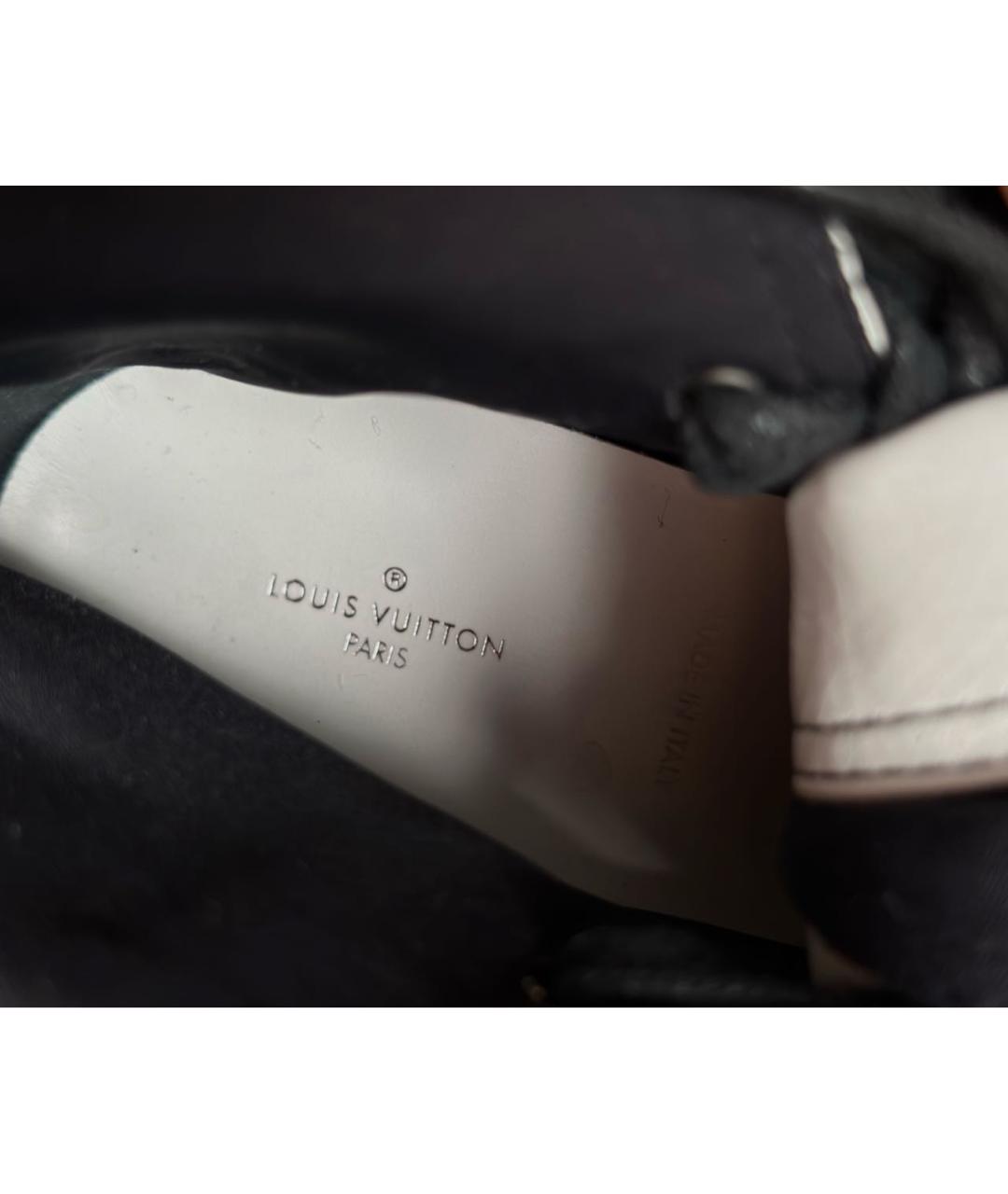LOUIS VUITTON Белые кожаные кроссовки, фото 7