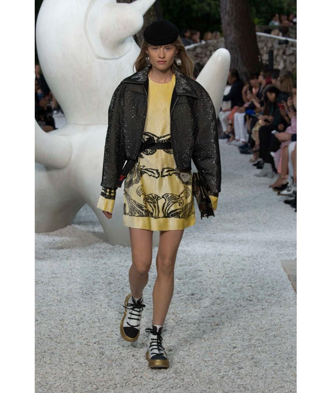 LOUIS VUITTON Белые кожаные кроссовки, фото 8