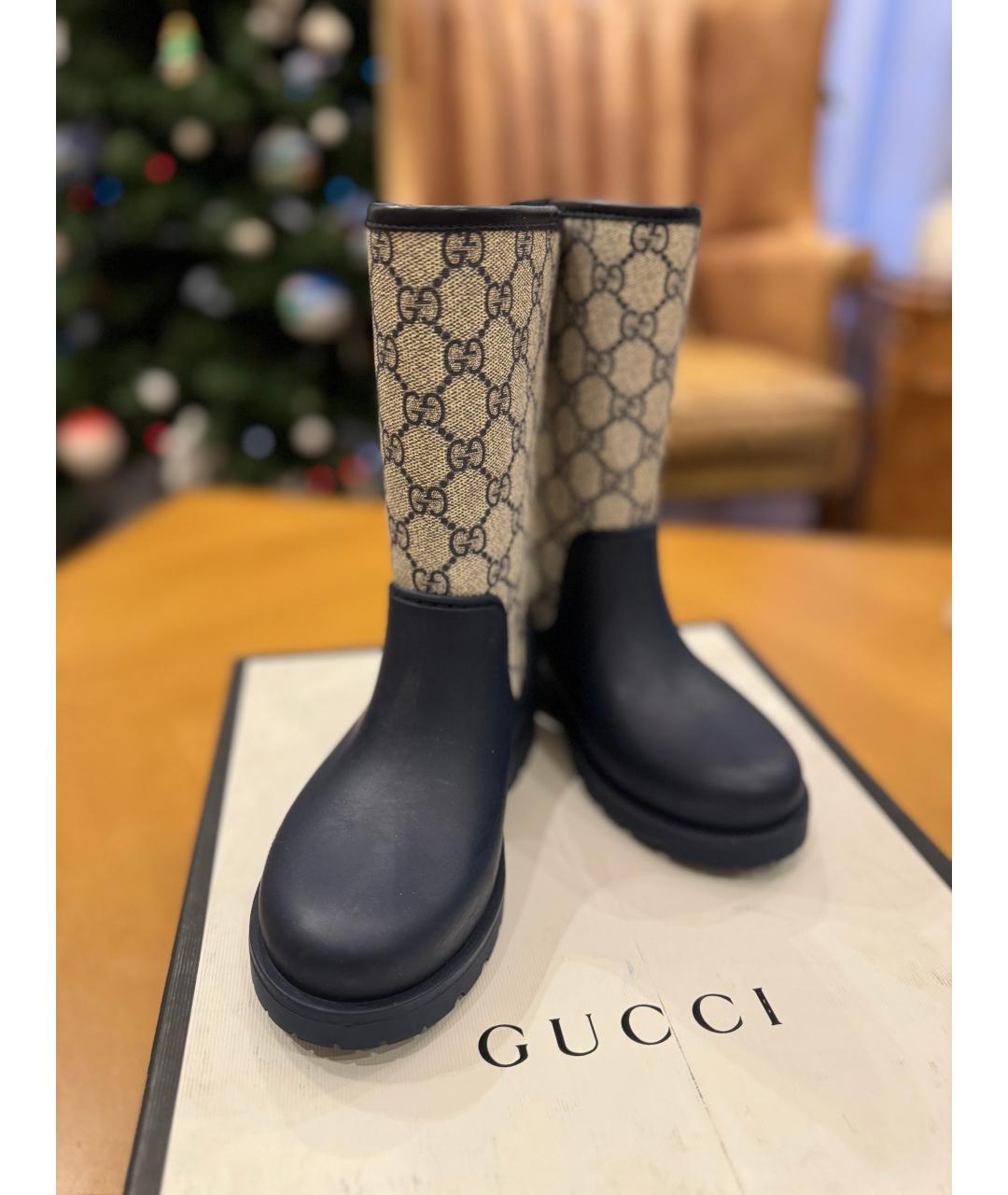 GUCCI Мульти резиновые сапоги, фото 2