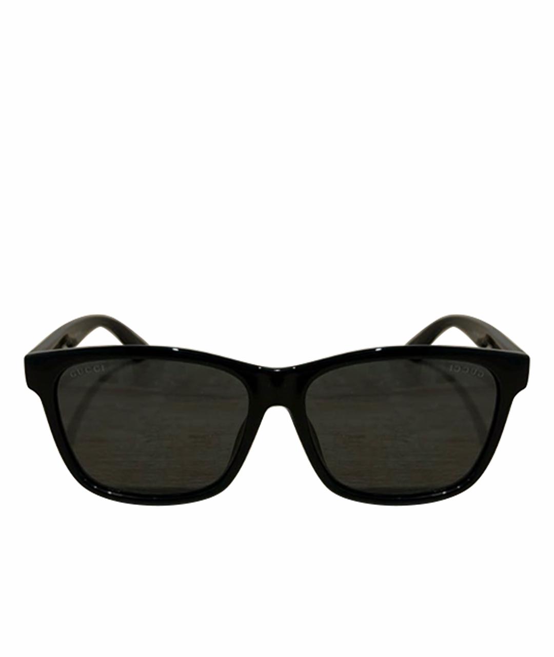 GUCCI Черные пластиковые солнцезащитные очки, фото 1