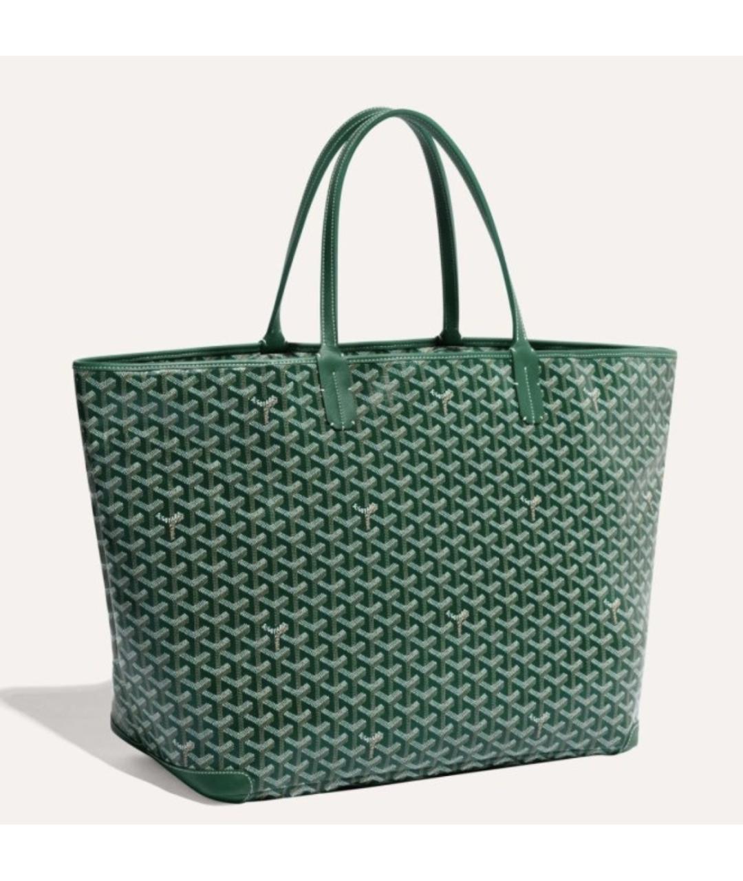 GOYARD Зеленая сумка тоут, фото 8