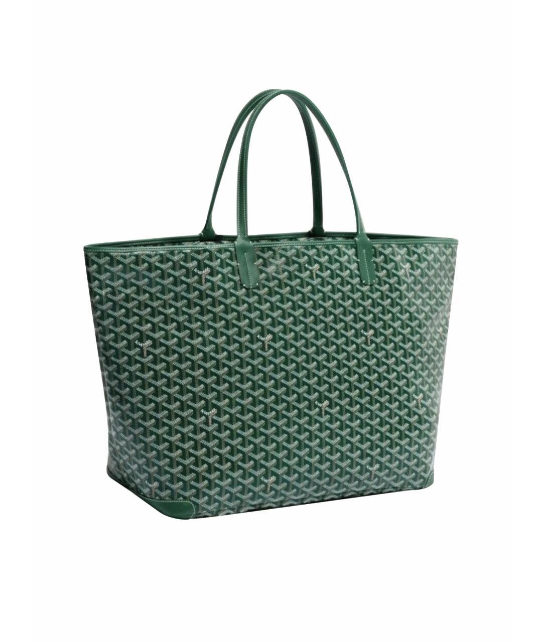 GOYARD Зеленая сумка тоут, фото 1