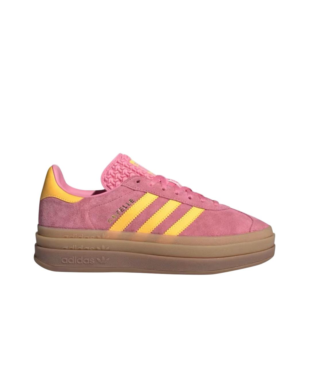 ADIDAS Розовые замшевые кроссовки, фото 1