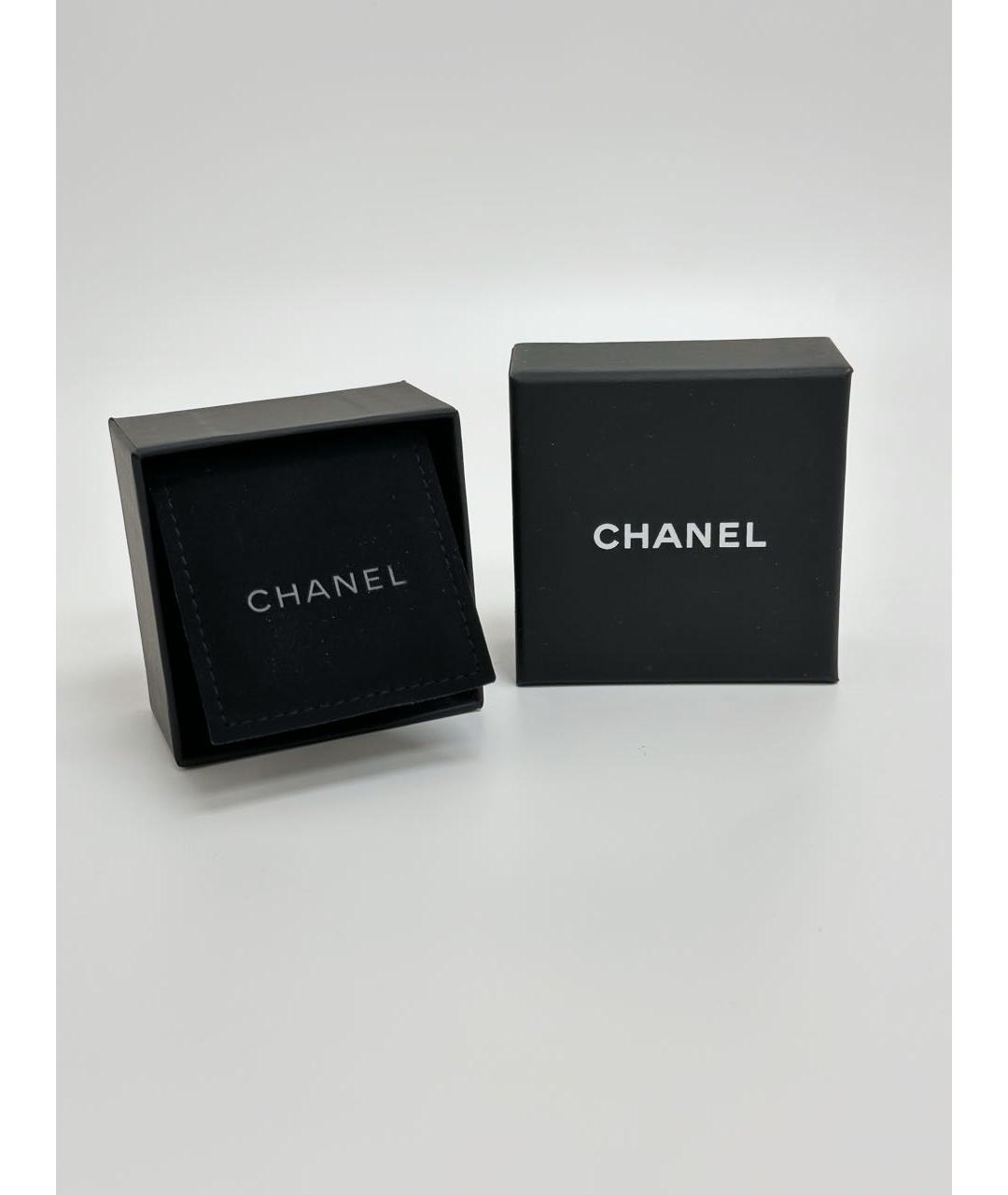 CHANEL Золотые латунные серьги, фото 5